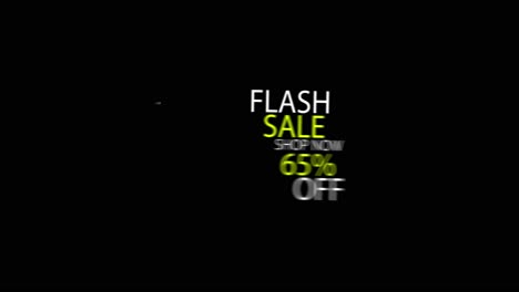 Schwarzer-Bildschirm,-Flash-Sale-Animation-Fünfundsechzig-Prozent