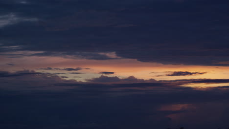 Langsame-Wolken-Bei-Sonnenuntergang-In-Verazruz,-Mexiko