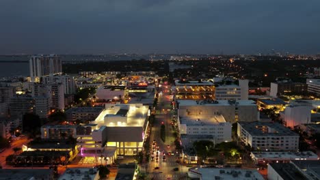 Evening-aerial-hyperlapse-over-Alton-Rd-toward-Miami-Sunset-Islands