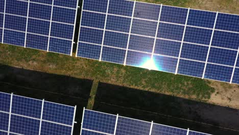 Closeup-of-surface-of-blue-photovoltaic-solar-panels-for-producing-clean-ecological-electricity