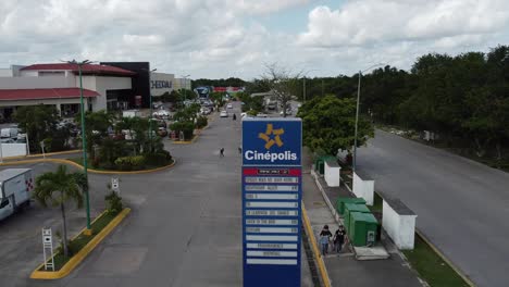 Aerial-View-of-Cinepolis-Exterior-Sign
