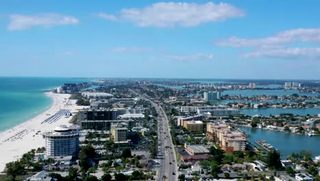 Herrliche-Stadt--Und-Strandansichten-In-Florida---Zeitraffer