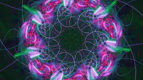Forever-in-bloom---seamless-looping-abstract-kaleidoscope-cosmic-fractal-music-vj-colorful-artistic-streaming-backdrop-art