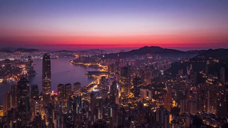 Hong-Kong-harbour-city-with-Time-Lapse