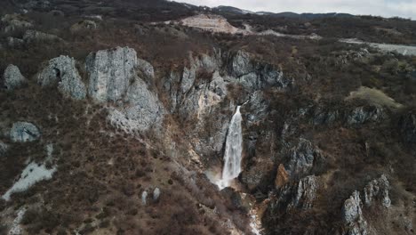 Drone-shot-of-the-waterfall-Skakavic.-