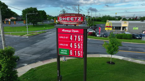 Sheetz-gas-prices-with-McDonalds-in-background
