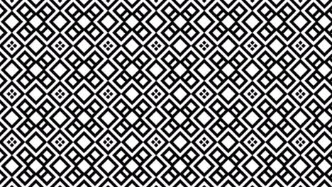 Chequered-black-and-white-fabric-texture-stock-footage