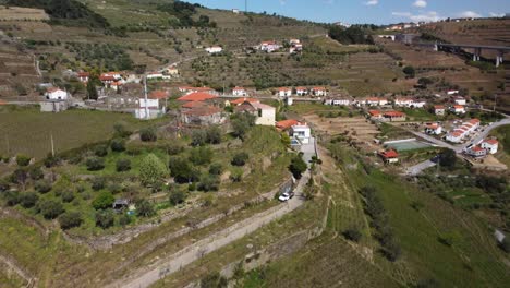 bird's-eye-view-of-villages-and-small-farms-in-a-part-of-the-mountains-in-the-region-of-the-large-city-of-porto-in-northern-portugal
