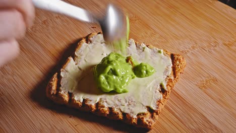 Wholegrain-Toast-Spread-With-Cheese-And-Guacamole