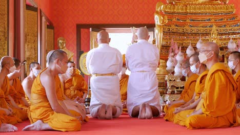 Ordination-ceremony-in-Buddhist-Thai-monk-ritual-for-change-man-to-the-monk-in-ordination-ceremony-in-Buddhist-in-Thailand