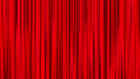 Red-curtain-animation-swaying-in-the-wind