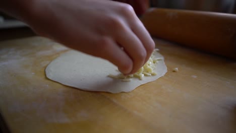Close-up-cinematic-shot-of-homemade-cooking-and-baking