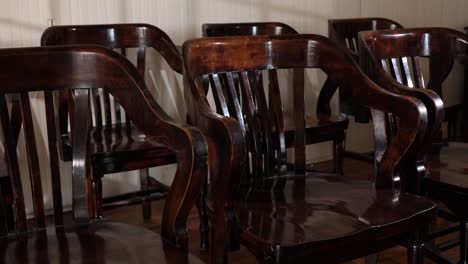 Wooden-chairs-in-a-jury-box