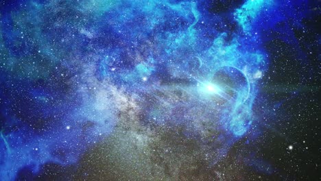 La-Nebulosa-Azul-Se-Está-Acercando-En-El-Espacio