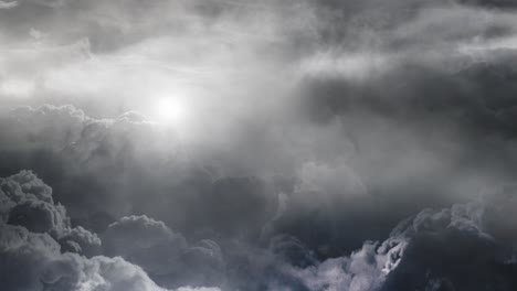4k-Ansicht-Dunkle-Kumuluswolken