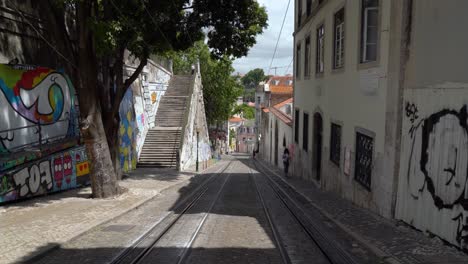 The-Lisbon-tramway-network-is-a-system-of-trams-that-serve-Lisbon,-capital-city-of-Portugal