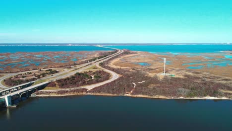 Long-Island-South-Shore-Draw-Bridge-in-Winter-as-Seen-by-a-Drone