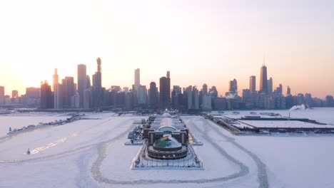2019-Polar-Vortex---Navy-Pier,-Chicago,-Illinois