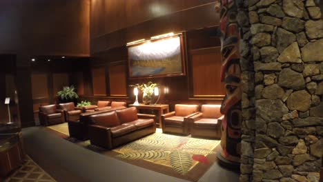 The-lobby-of-the-Alyeska-Resort-Lodge-in-Alaska