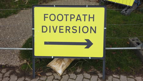 Footpath-diversion-sign