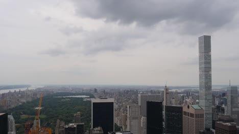 Zeitraffer-Im-New-Yorker-Central-Park-Vom-Rockfellar-Gebäude
