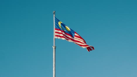 Video-Zum-Schwenken-Der-Malaysischen-Flagge