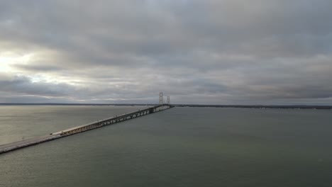 Pure-Michigan-Sunrise-at-Mackinac-Bridge---Aerial