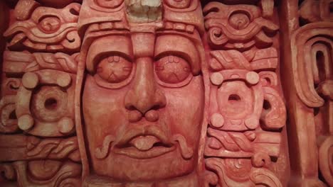 Vista-De-Las-Exhibiciones-Del-Museo-En-El-Gran-Museo-Del-Mundo-Maya-En-Merida,-Yucatan,-Mexico