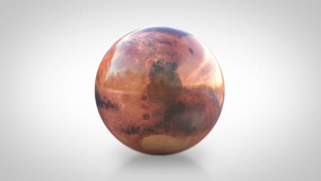 The-Red-Planet-of-Mars-Represented-as-a-Glossy-Marble-–-Seamlessly-Looped-Over-One-Full-Rotation---Center