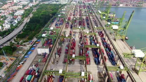 Aerial-Footage-of-Commercial-Port-Terminal-in-Singapore