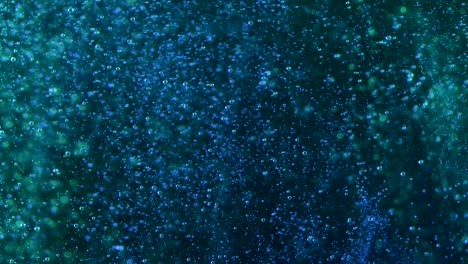 Las-Burbujas-Verdeazuladas-Crean-Un-Profundo-Paralaje-Tridimensional-Sobre-Un-Fondo-Negro
