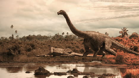 Sauropods-Die-from-the-heat-blast-of-a-meteor-impact