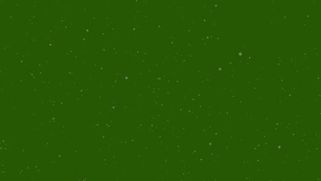 Weihnachtswinter-Weißer-Schnee,-Der-Vor-Grünem-Bildschirm-Fällt