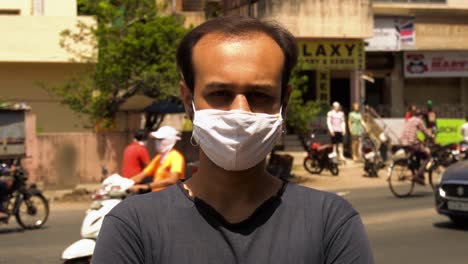 Young-man-with-mask-in-the-market