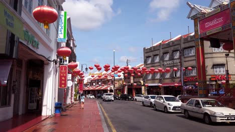 Wide-angle-of-Malacca-Town-on-sunny-day-during-Lunar-New-Year