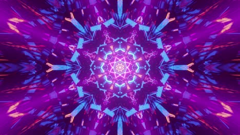 Animation-representing-inner-soul-and-meditation-through-central-glowing-colorful-star