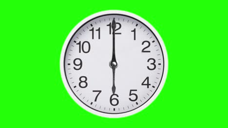 Wanduhr-Zeitraffer-24-Stunden-Grüner-Bildschirm-Transparenter-Hintergrund-120-Fps-4k