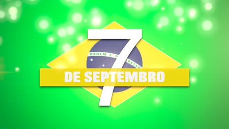 7-De-Samptembro-Brasil-Día-De-La-Independencia-Bandera-Animación-Espalda-Amagical-Flairs
