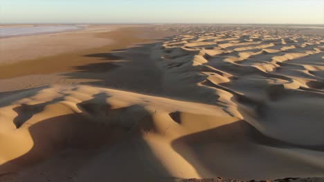 about-flight-of-dunes-in-in-the-sahara,-morocco-with-a-drone-4k