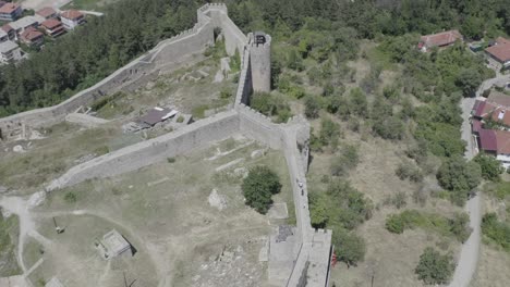 Flug-Schloss-Von-Samoil-Ohrid--Mazedonien