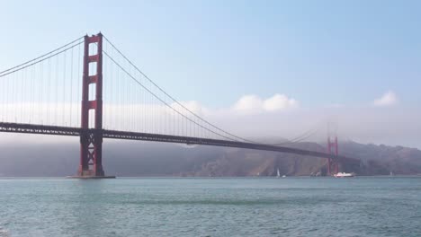 Timelapse-of-Golden-Gate-bridge,-San-Francisco
