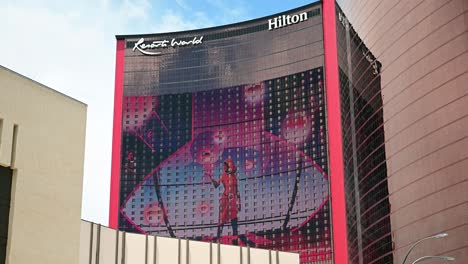 LED-Bildschirm-An-Der-Außenseite-Der-Welt-Der-Resorts-Auf-Dem-Las-Vegas-Strip