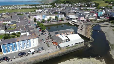 Aberaeron-Wales-seaside-town-and-harbour-drone-POV
