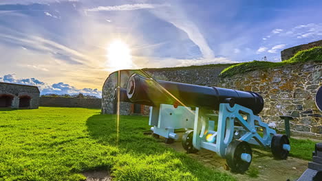 Cannons-At-The-Clarence-Battery-In-St