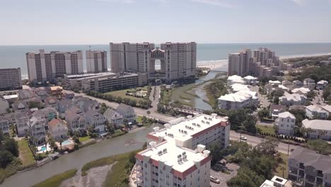 North-Myrtle-Beach-resort-and-ocean-from-drone