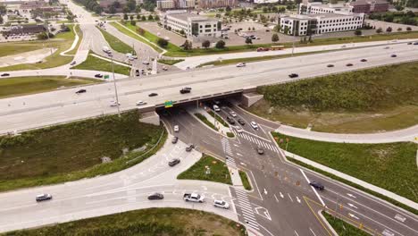 First-Diverging-Diamond-Interchange-At-I-75-and-14-Mile-Road-In-Madison-Heights-and-Troy-Michigan