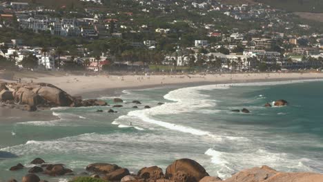 Einspielung-Von-Kapstadt,-Südafrika-Entlang-Der-Küstenregion