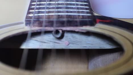 Diapasón-De-Guitarra-Eléctrica-Closeup-Macro-Slider-Shot