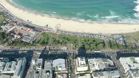Aerial-view-of-Bondi-Beach-or-Bondi-Bay-at-sunny-day-in-Sydney
