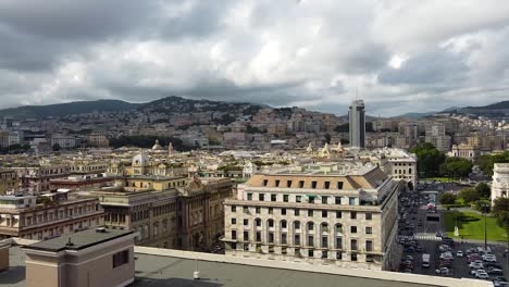 Panoramización-Con-Drones-En-Génova,-Italia